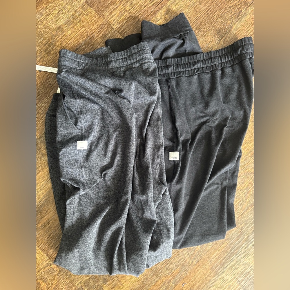 Two vuori regular length joggers